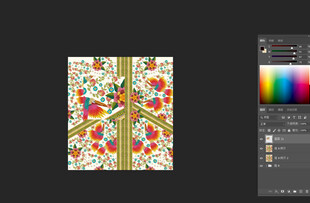 多彩几何图案设计图