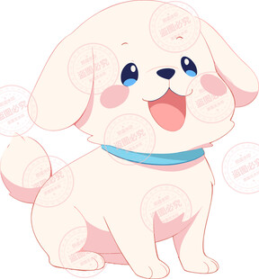 可爱小狗卡通形象