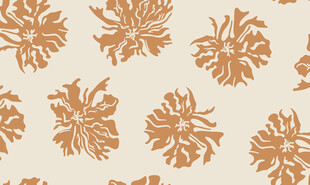 复古花卉图案背景纹理