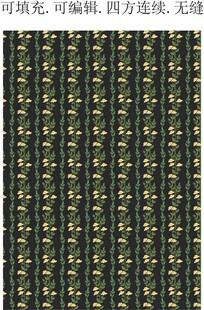 花纹花边 田园风花卉图案