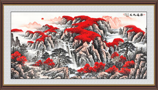 源远流长山水画