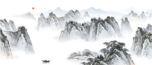 新中式山水画