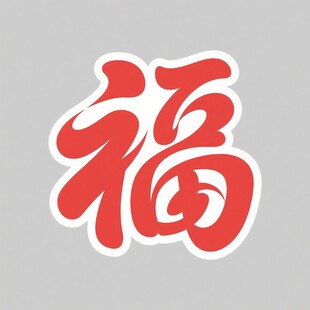 红色福字图案