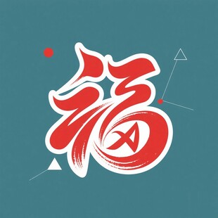 艺术字体福字设计