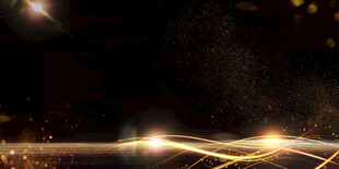 金色流光背景特效图