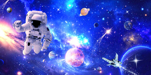 蓝色星空 璀璨星空