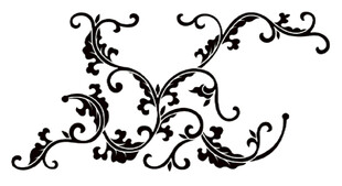 缠枝纹中国古典精致花纹装饰图案