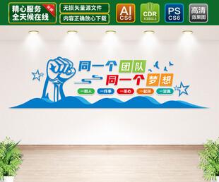 团队标语文化墙