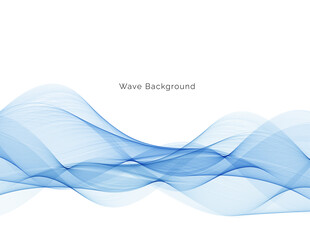 蓝色动感线条抽象矢量背景