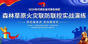 森林草原火灾防控实战演练