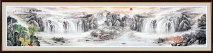 巨幅山水画国画