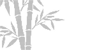 简约风竹子图案背景