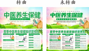 夏季中医养生保健展板