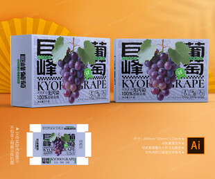 巨峰葡萄包装 夏黑葡萄礼盒