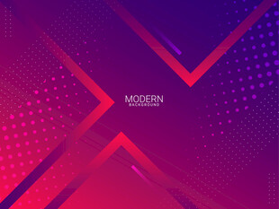 紫色渐变几何现代风背景图