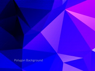 紫色多边形几何矢量背景