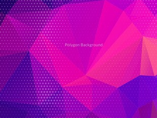 粉色多边形几何矢量背景
