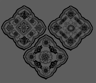 复古花纹图案设计