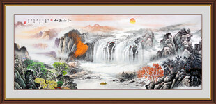 中堂山水画