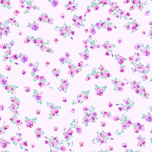 粉色花卉图案背景纹理
