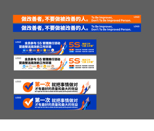 宣传海报展示 5S宣传标语 