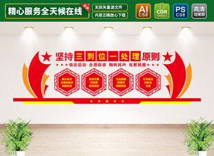 三到位一处理信访文化墙