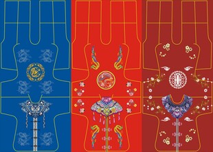 殡葬服饰传统中式服饰图案设计