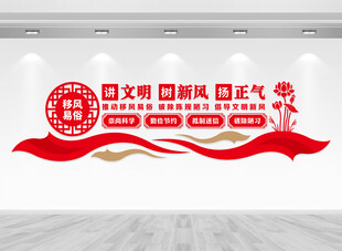 移风易俗文化墙