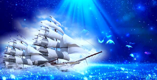 扬帆起航 背景视频 帆船