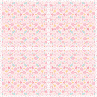 粉色多彩爱心图案背景