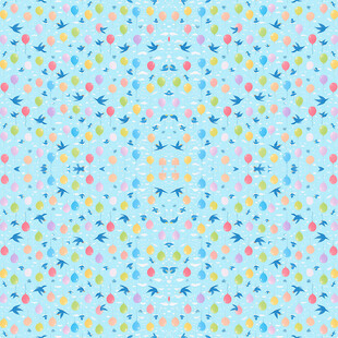 彩色星星图案背景