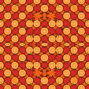 橙红色几何图案纹理背景
