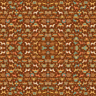 复古花纹地毯图案设计