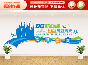 创新引领发展文化墙