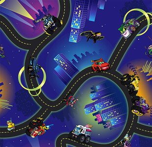 城市赛道上的激情赛车之旅