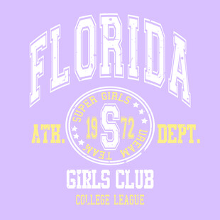 佛罗里达女孩俱乐部服饰图案
