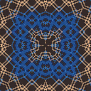 彩印几何地毯简约地毯