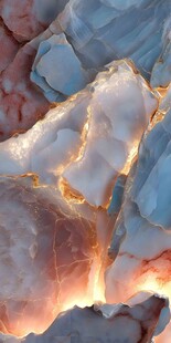 梦幻熔岩岩石纹理画面