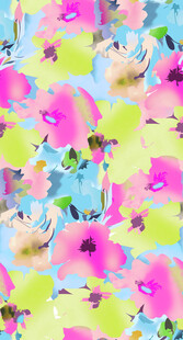 多彩花卉图案背景