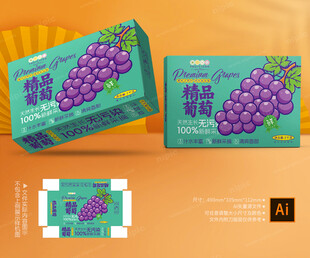 葡萄包装 夏黑礼盒