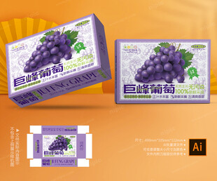 巨峰包装 葡萄礼盒