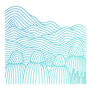 矢量渐变线条底纹不规则祥云纹理