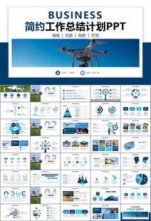 无人机行业工作总结汇报PPT