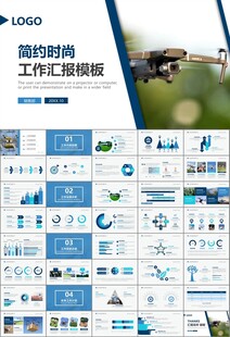 无人机行业工作总结汇报PPT