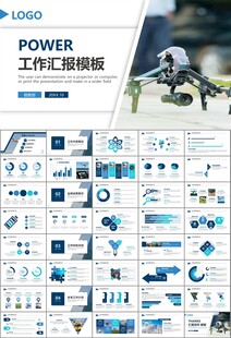 无人机行业工作总结汇报PPT