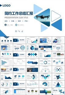 无人机行业工作总结汇报PPT