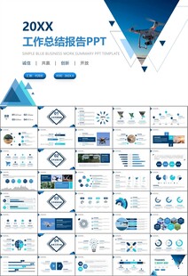 无人机行业工作总结汇报PPT