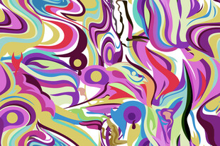 抽象多彩艺术图案纹理