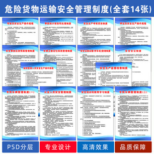 危险货物运输安全管理制度