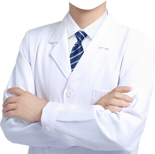医生白大褂半身套装素材